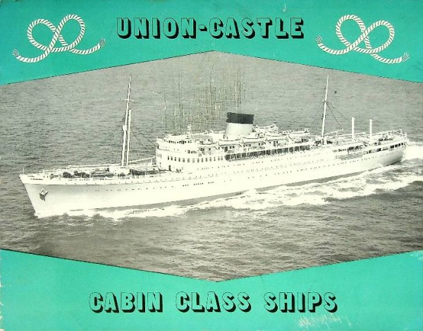 Brochure Union-Castle Line, Cabin Class Ships