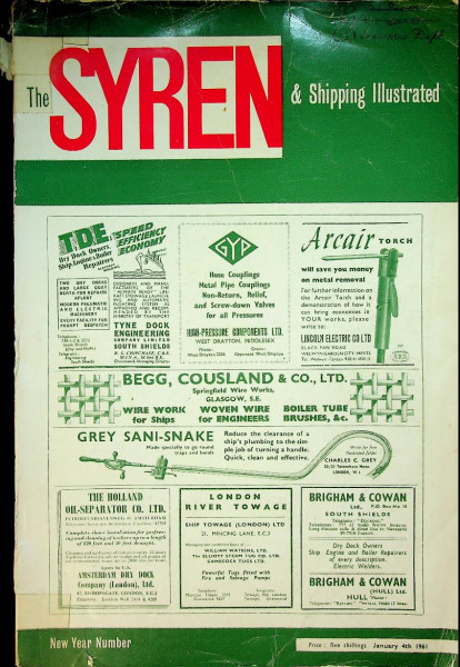 The Syren and Shipping January 1961
