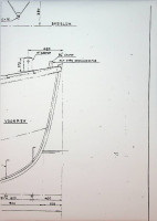 NVM - Scheepsbouwtekeningen Havendienstboot/ opstappertje. Voor de bouw van dit scheepje