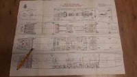 Royal Holland Lloyd - Deckplan Twin Screw Steamer Hollandia. First and Second Class Passenger Accomodation