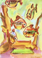 Stoomvaart Maatschappij Nederland - Menukaart SMN Tropical Fishes 5/6