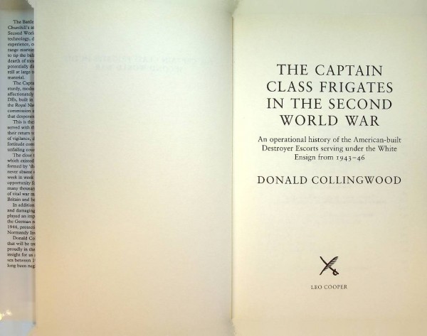 The Captain Class Frigates in the Second World War