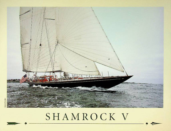 Original brochure Shamrock V Sailing Yacht