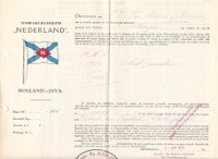 SMN - Vrachtbrief SMN ss Boeroe 1922