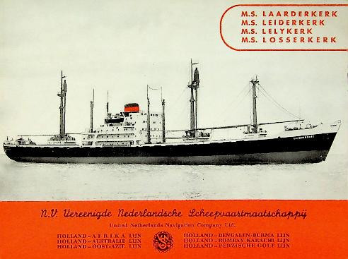 Brochure VNS ms. Laarderkerk, Leiderkerk, Lelykerk, Losserkerk