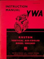 Collective - Instruction Manual YWA Ruston Vertical Air-Cooled Diesel Engines