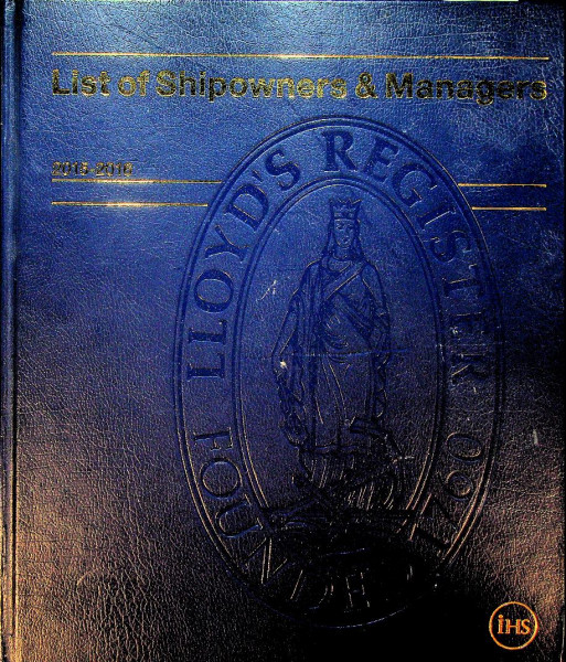 Lloyd's list of Shipowners & Managers 2015-2016