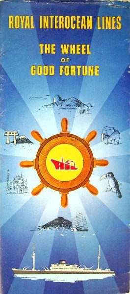 Brochure Royal Interocean Lines, The Wheel of Good Fortune