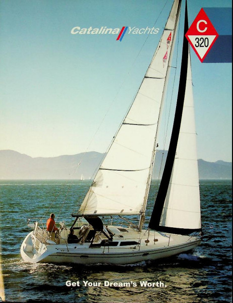 Original Brochure Catalina C320 Sailing Yacht