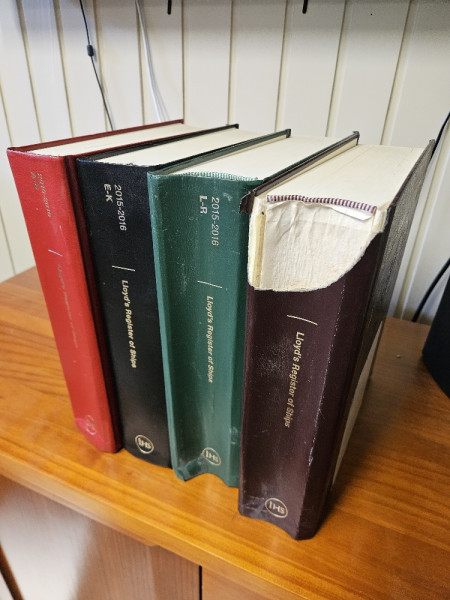 Lloyd's Register of Ships 2015-2016 (4 set)