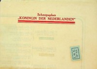 SMN - Scheepsplan (Deckplan) D.S.S. Koningin der Nederlanden