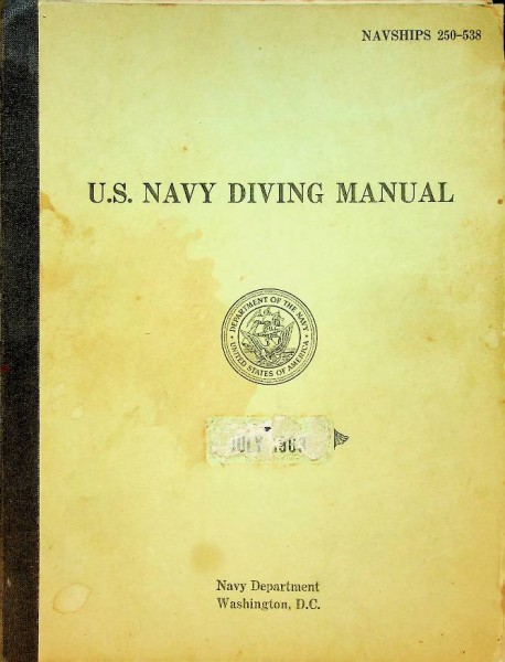 U.S. Navy Diving Manual, part 1, 2 & 3 Complete | Webshop Nautiek.nl