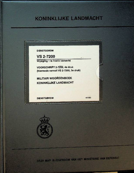 Militair Woordenboek Koninklijke Landmacht