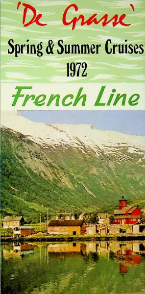 Brochure French Line De Grasse 1972