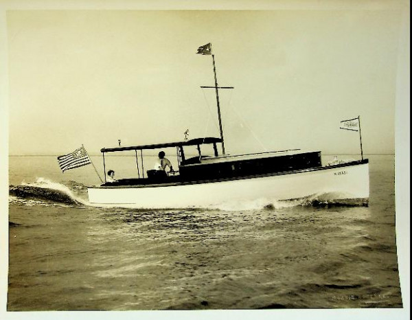 Original Morris Rosenfeld photo of the Elco 34 Cruisette 1934