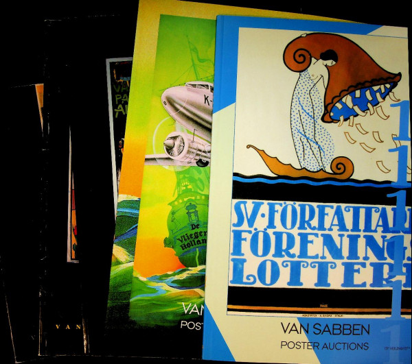 5 van Sabben Posterauction catalogues