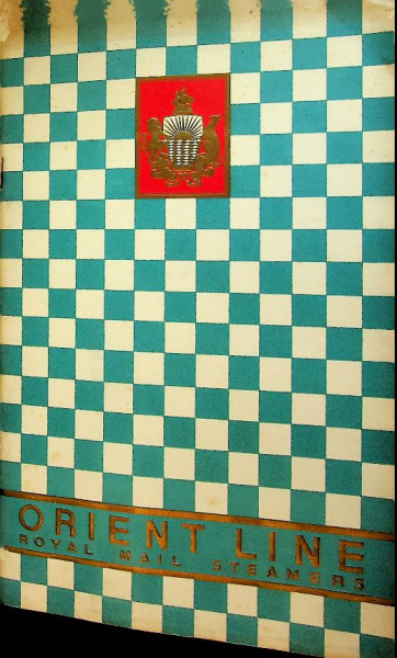 Brochure Orient Line, Royal Mail Steamers 1939