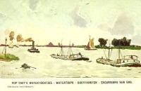 Fop Smit - 6 Ansichtkaarten Fop Smit's Watertochtjes-Watertrips-Bootfahrten-Excursions sur Eau