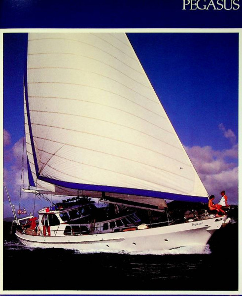 Original Brochure Pegasus Sail Yacht 28m