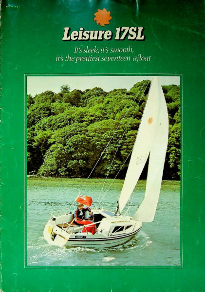 Original Brochure Leisure 17SL Sail Boat