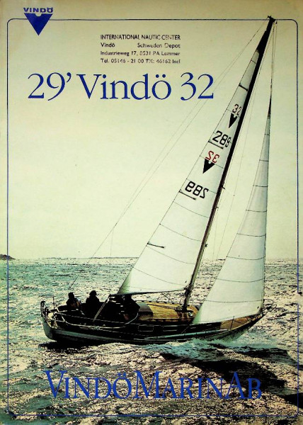 Original brochure Vindo 32 Sail Yacht