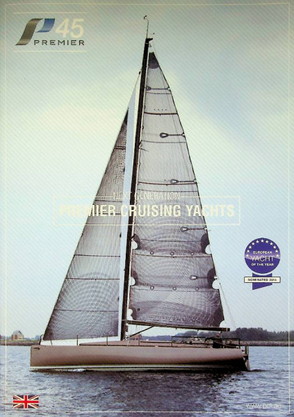 Original brochure P 45 Premier sail yacht