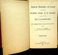 Abel, F.E.L.A. - Algemeene Maatregelen van Bestuur en andere Koninklijke besluiten uit het Staatsblad van belang voor