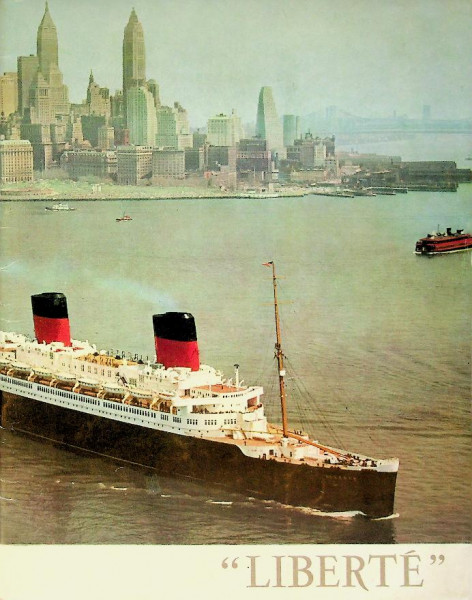 Brochure French Line s.s. Liberte