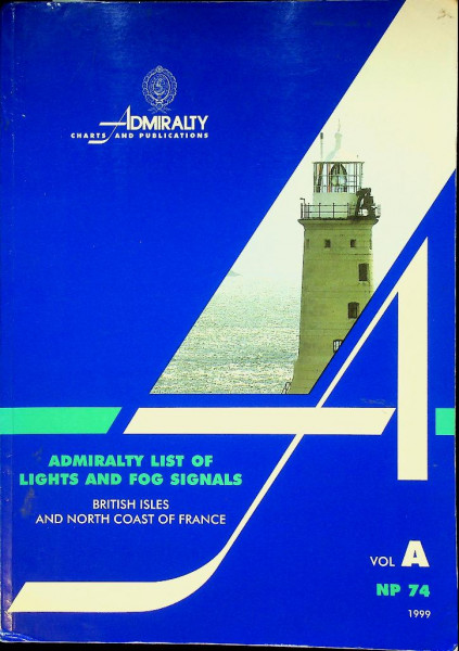 Admiralty List of Lights and Fog Signals, British Isles and North Coast France