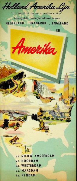 Brochure Holland-Amerika Lijn Amerika