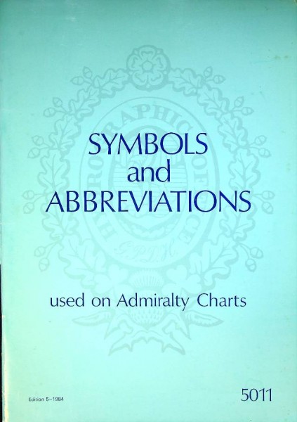 Symbols and abbreviations used on Admirality Charts