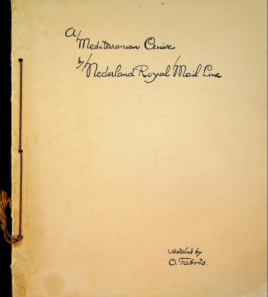 A Mediterranean Cruise by Nederland Royal Mail Line (SMN)