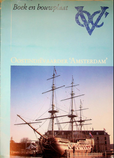Boek en Bouwplaat Oost-Indiëvaarder Amsterdam