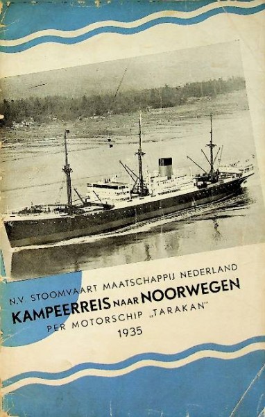 Brochure, Kampeerreis naar Noorwegen per Motorschip ''Tarakan'' 1935