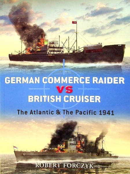 German Commerce Raider vs British Cruiser