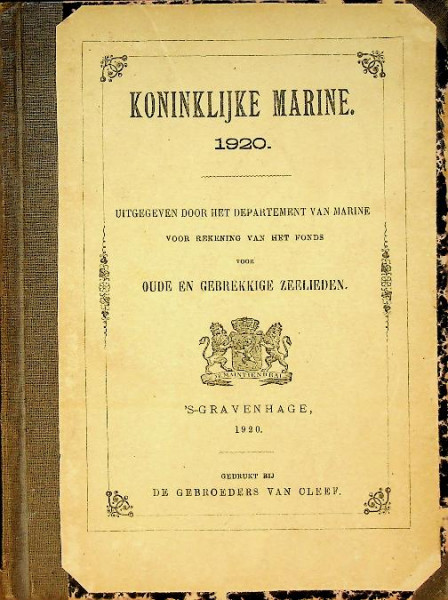 Koninklijke Marine 1920