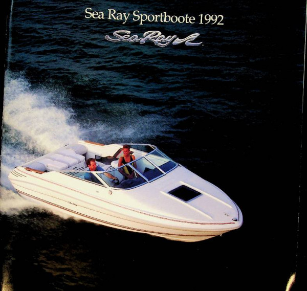 Original brochure Sea Ray Sportboote 1992