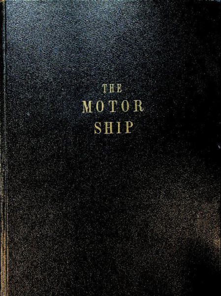 The Motor Ship, bounded magazin August 1954- December 1955