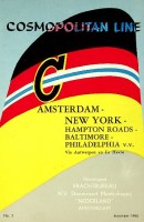 Stoomvaart Maatschappij Nederland - Brochure Cosmopolitan Line