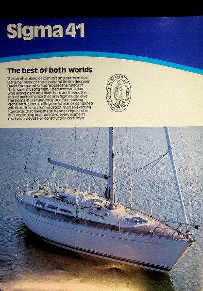 Original Brochure Sigma 41