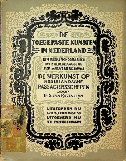 De sierkunst op Nederlandsche passagiersschepen