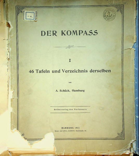 Der Kompass 1911, 2 teile
