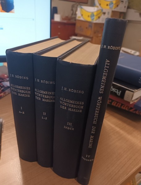 Allgemeines Worterbuch der Marine (4 volumes complete)