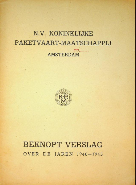 KPM, beknopt verslag 1940-1945