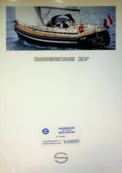 Original brochure Sunbeam 37