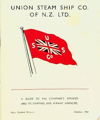 Small Booklet Union Steam Ship Co. of N.Z. Ltd.