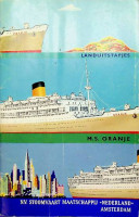 Stoomvaart Maatschappij Nederland - Brochure landuitstapjes m.s. Oranje