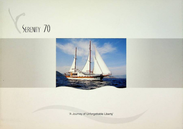 Original brochure Serenity 70 Sail Yacht