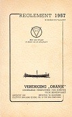 Vereniging Oranje - Vereniging Oranje reglement binnenvaart 1957. Met lijst van ingeschreven schepen