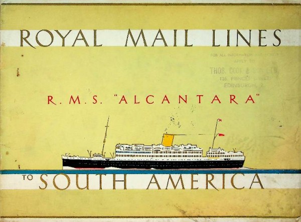 Brochure Royal Mail Lines R.M.S. Alcantara | Webshop Nautiek.nl